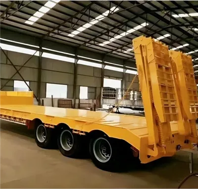 4 tengely nehéz alacsony ágyú pótkocsi